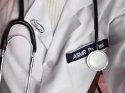 ASMR Peaches on YT sexy doctor roleplay