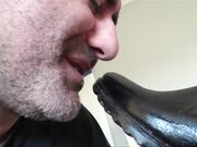 Glamour Brats - Gabriella - Lick The Mud From My Flat Boots! - Muddy Boots Cleaning With Tongue - Insane Clip