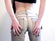 Nancy Sanders enseñando la Tanga!