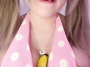 Sabrina Banks - Banana Titfuck