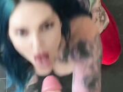 Riae - Sucking Dildo