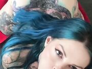 Riae - Sucking Dildo