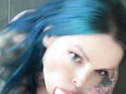 Riae - Sucking Dildo
