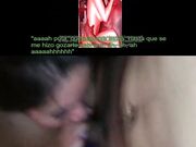 Cielo Yamile Riveros caballero aprendiendo a mamar pija