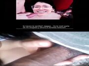 Katherine Riveros Caballero profesinal tragando semen