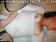 Sexy wife in lingerie gets fucked by BBC while sucking hubby