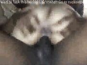 Amateur Granny rides long big black dick in Mature Sex Video