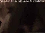 Sexy blonde wife is tired of her husbands tiny cock