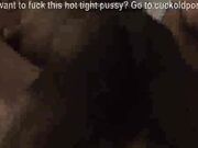 Sexy blonde wife is tired of her husbands tiny cock