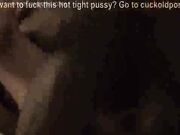 Sexy blonde wife is tired of her husbands tiny cock