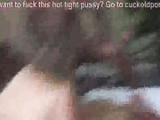 Hot slut wife Cassandra Deep sucks 2 big black cocks