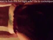 Snow bunny brunette loves to suck my BBC