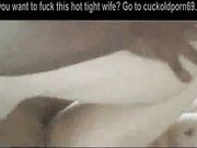 Gorgeous WHITE woman fucking her BBC lover!