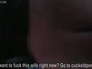 Lewd sexwife gets fucked in front of her cuckold husband