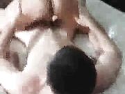 BBW Amateur with Huge pussy in BBC Interracial Video