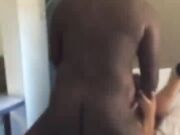 Husband friend bangs hot blonde wife from behind