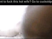 Cheating White Slut sucks BBC while boyfriend is gone