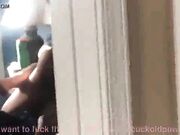 Indian wife with #BBC while hubby is recording