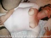 Cuckold - Pale Slutwife Roughly Fucked