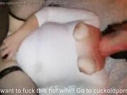 Cuckold - Pale Slutwife Roughly Fucked