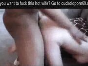 Young wife fucked by BBC black man in front of husband