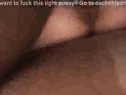 My redhead wife's experience with powerful black bull