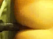 wife gets bbc creampie while husband waits in next room