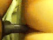 wife gets bbc creampie while husband waits in next room