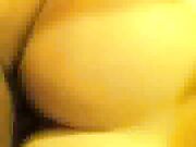 wife gets bbc creampie while husband waits in next room