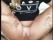 Petite Blonde Wife Taking BBC Creampie