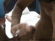 Ebony slut cheats on her hubby wit bbc