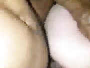 Cuckold White lady creaming while sucking Black Cock