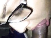 Wifes pussy stretched by BBC in front of her hubby