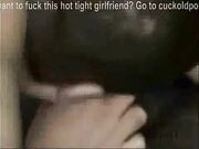 Cuckold films white wife taking creampies from two BBCs