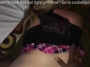 Amateur wife get two bbc creampies