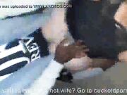 British milf Kitty spreads her fanny lips wide open for BBC