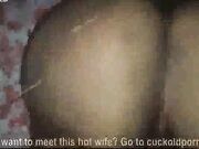 Ebony slut cheats on her hubby wit bbc