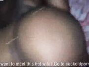 Ebony slut cheats on her hubby wit bbc