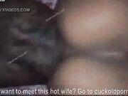 Ebony slut cheats on her hubby wit bbc