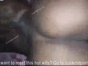 Ebony slut cheats on her hubby wit bbc