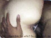 Hubby jack cock on wife's Tight Jeans