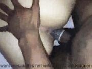 Hubby jack cock on wife's Tight Jeans