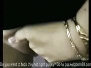 busty japanese wife gets horny in the bathroom