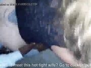 Hot Slut Blonde Cheating and Fucking With BBC