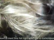 Hot Slut Blonde Cheating and Fucking With BBC