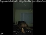 Busty Wifey Devours Huge Cock