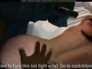 Amateur Slutwife Gets Fucked By Two Bulls While Husband Watches