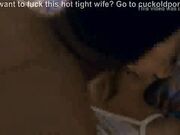 Cuckold Hubby Holds Down Wife Getting Fucked by BBC