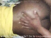 Fat white wife gets seeded by black lover for hubby