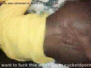 Fat white wife gets seeded by black lover for hubby